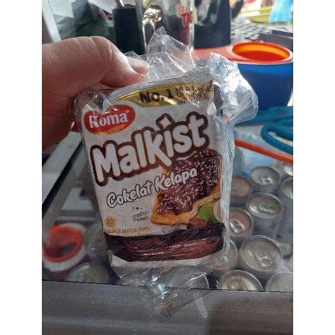 Jual Roma Malkist Coklat KELAPA RENCENG 1 PACK ISI 10 SACHET Shopee