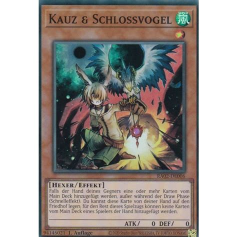 Kauz Schlossvogel RA02 DE006 V 4 Platinum Secret Rare Platinum