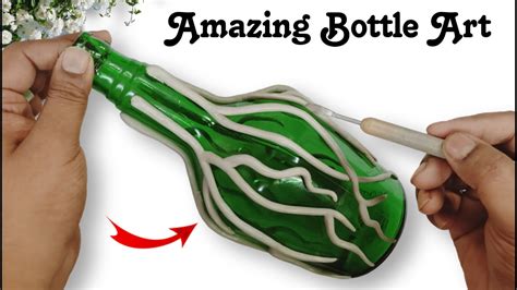 Amazing Bottle Art Tree Design Night Lamp Decoration Easy Diy