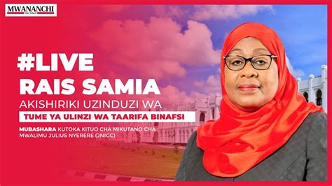 Live Rais Samia Akishiriki Hafla Ya Uzinduzi Wa Tume Ya Ulinzi Wa