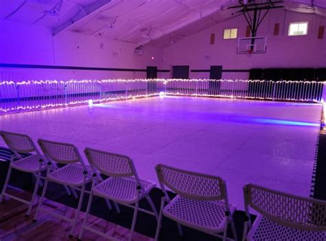 Rent Synthetic Ice Rink Neon Entertainment Artificial Ice Rink