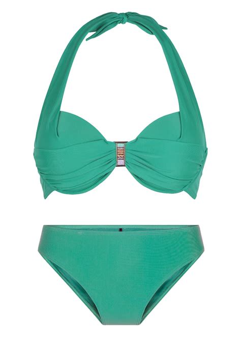 LINGADORE Bikini Halterneck Green günstig online kaufen Outletcity