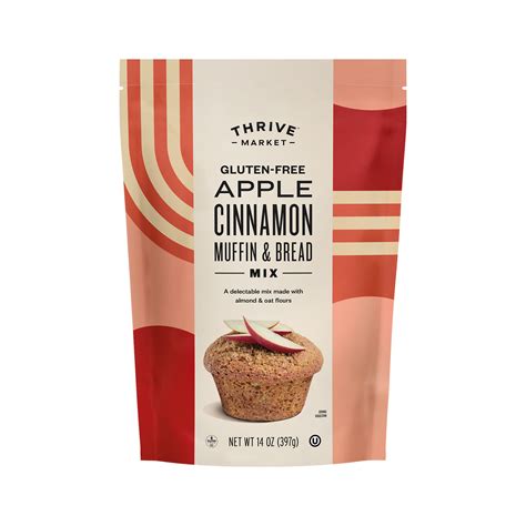 Thrive Market Brands Gluten Free Apple Cinnamon Muffin Bread Mix