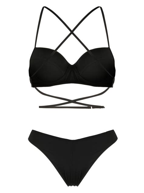 Noire Swimwear Balconette Style Bikini Set Farfetch