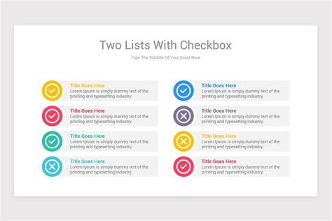 Editable Checklist Powerpoint Template Nulivo Market