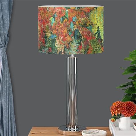 NETILGEN Cylinder Lampshade The Red Vineyard Lampshades For Table Lamp