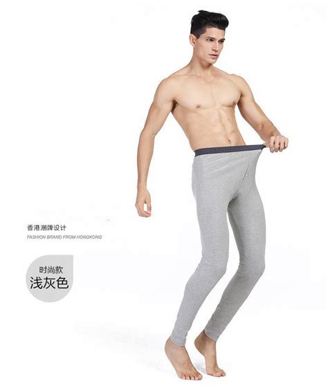 Hot Winter Men Long Johns Cotton Thermal Underwear Men Warm Long Johns Leggings Pants High