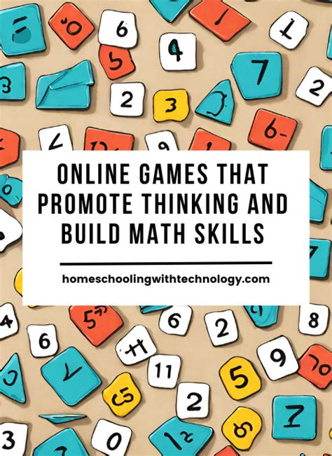 Online games that promote thinking and build math skills