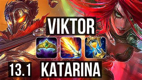 VIKTOR Vs KATARINA MID 14 1 7 3 5M Mastery 500 Games Legendary