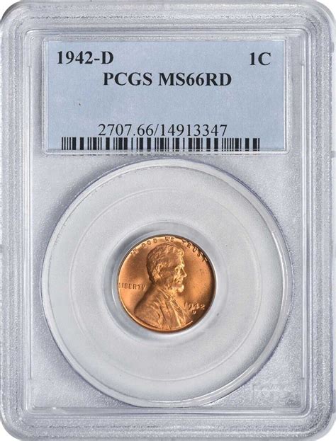 1942 D D Lincoln Cent RPM 3 MS66RED PCGS EBay