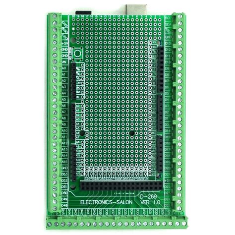 Electronics Salon Prototype Screwterminal Block Shield Board Kit For