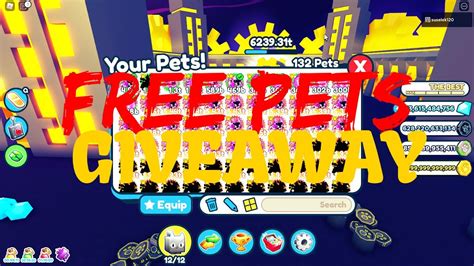 Pet Simulator X Giveway New Pets Live Stream Youtube