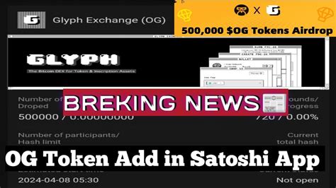 Satoshi Mining App New Update Today FREE Airdrop Add In Satoshi App