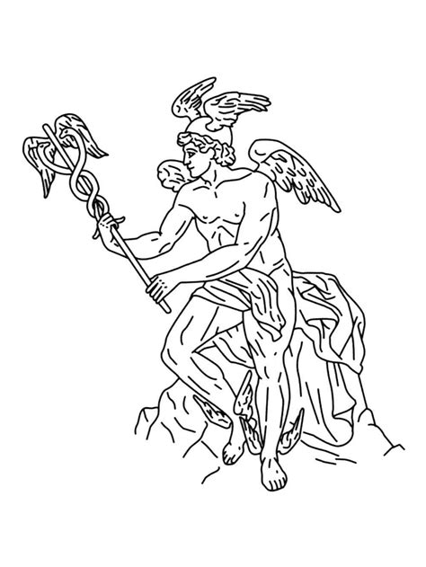 Hermes Coloring Pages