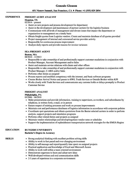 Freight Resume Samples Velvet Jobs