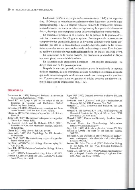 Biologia Celular Y Molecular De Robertis 16 Ed Primera Parte Pdf