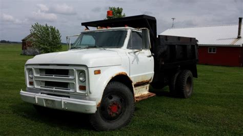 1968 Chevrolet Chevy C50 Dump Truck Runs Great Rebuilt Dump Box