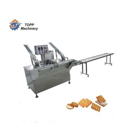 Hard Biscuit Production Line Chocolate Cream Sandwiching Machine