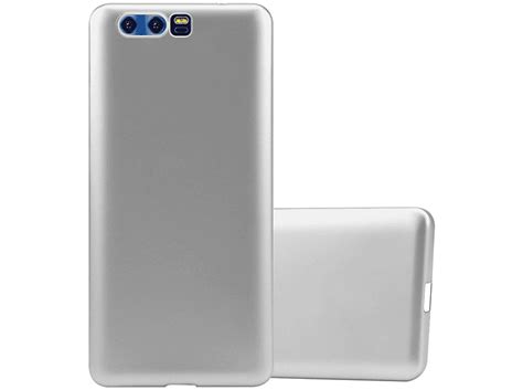 Cadorabo Tpu Matt Metallic H Lle Backcover Honor Metallic Silber