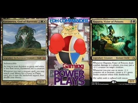 Live Gaming POWER PLAYS Commander EDH Magic Karametra Enchantress