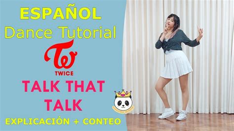 Twice Talk That Talk EspaÑol Dance Tutorial Explicacion Conteo