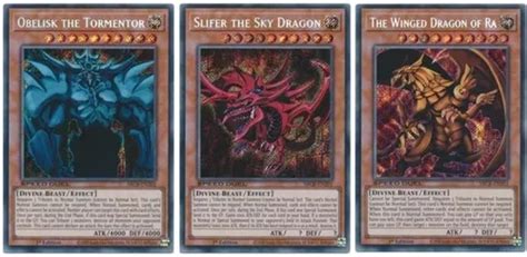 Yugioh Deuses Eg Pcios Slifer Obelisco E R Sbcb En