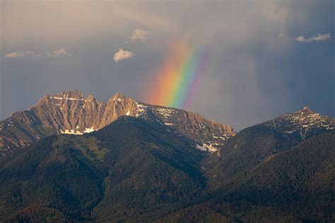 Free Stock Photo of Rainbow Over Mountain Range | Download Free Images ...