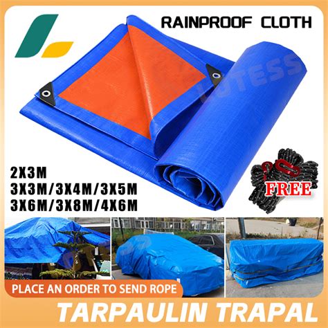 Tarpaulin Trapal Waterproof Makapal Canopy Tent Outdoor Portable Uv