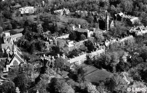 Bryn Mawr College Campus-Aerial View (1958) - Photograph