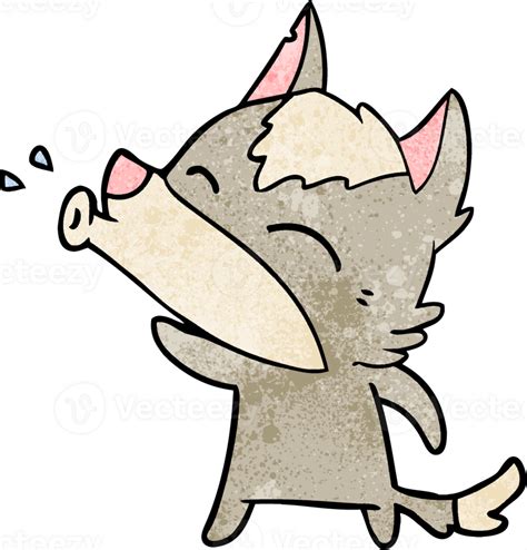 Howling Wolf Cartoon 45114116 Png