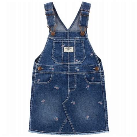 OshKosh B Gosh Floral Denim Skirtall Baby Girl