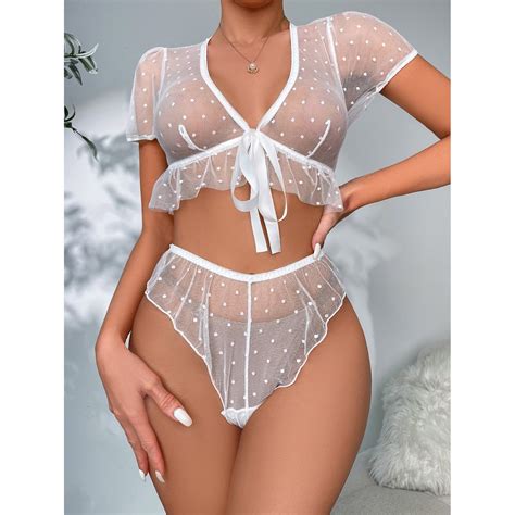 EHTMSAK Lingerie For Women Plus Size Christmas Womens Lingerie Set