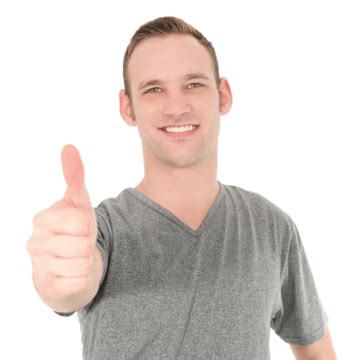 Smiling Person With Thumbs Up