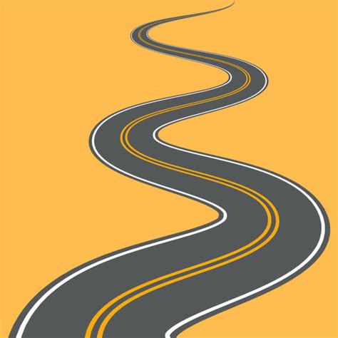 380 Long And Winding Road Stock Illustrations Royalty Free Vector