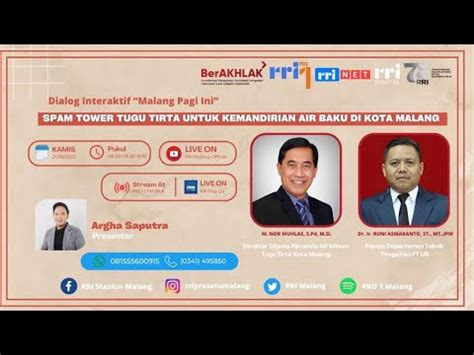 Dialog Malang Pagi Ini Spam Tower Tugu Tirta Untuk Kemandirian Air