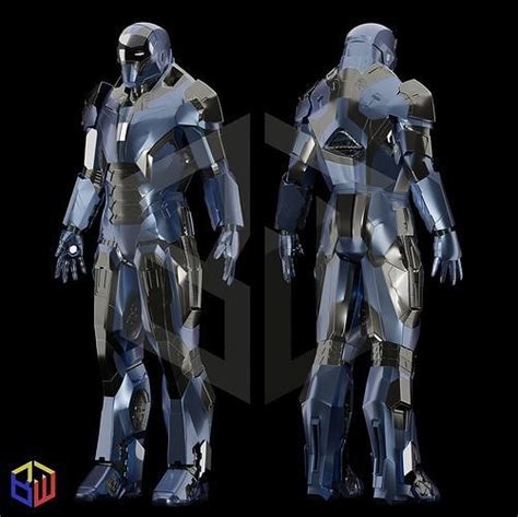 Iron Man Mark Shotgun Shades Full Suit D Model D Printable