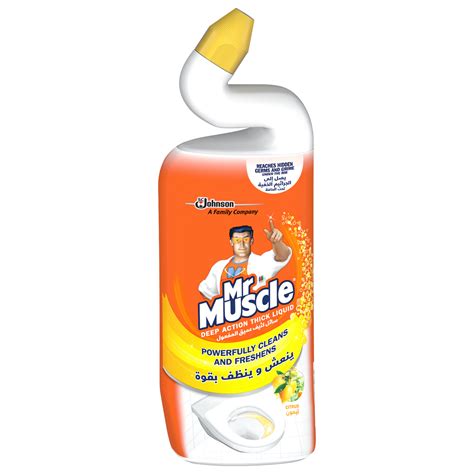 Mr Muscle Deep Action Thick Liquid Toilet Cleaner Citrus 750 Ml Online