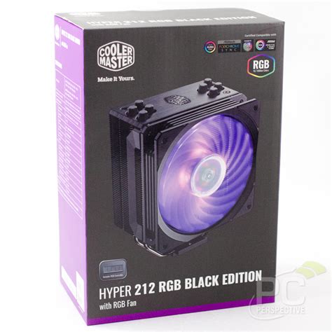 Cooler Master Hyper 212 RGB Black Edition Air Cooler Review - PC ...