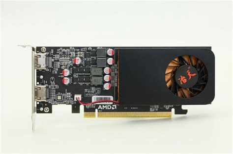 公司产品 Radeon 550冶天5502h双屏显卡双hdmi刀卡半高拼接卡同步双屏复制异步扩展 品牌机主装服务器首选双通道融合