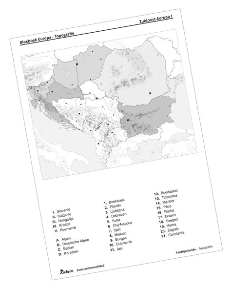 Aardrijkskunde Topografie Europa Zuidoost Europa I Educatieve