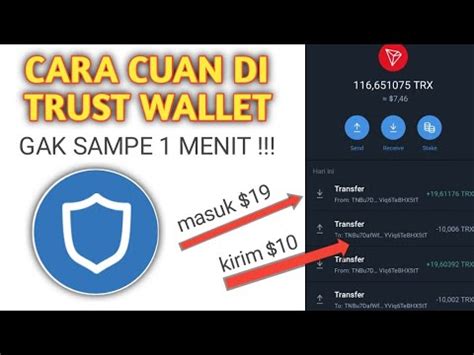 TERBUKTI CARA CUAN DI TRUST WALLET DALAM HITUNGAN DETIK Cara