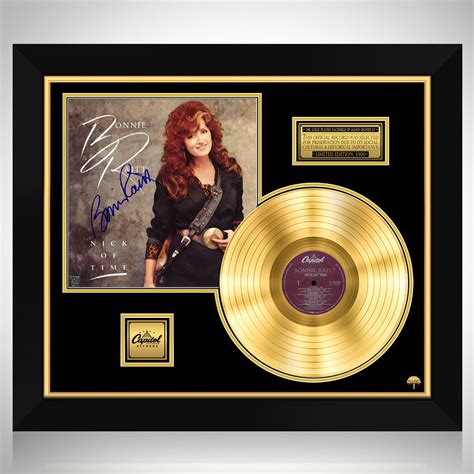Bonnie Raitt - Nick of time Gold LP Limited Signature Edition Custom