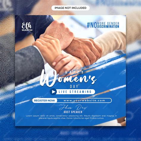 Premium Psd 8 March International Womens Day Flyer Square Social