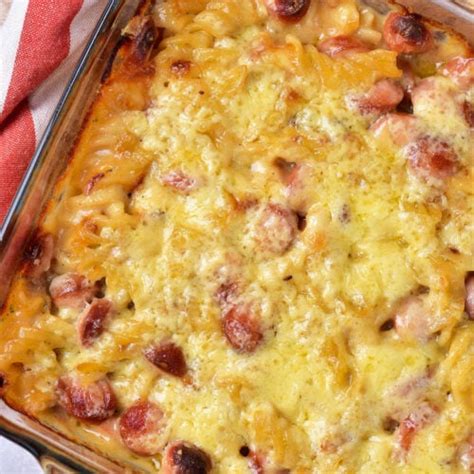 Hot Dog Casserole Recipe - Chili Cheese Hot Dog Casserole