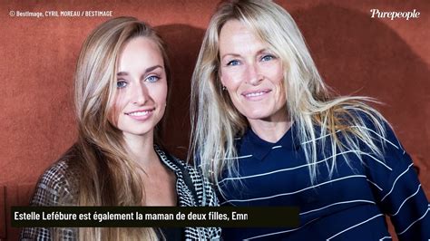 Estelle Lefébure avec son fils Giuliano 12 ans images de ses