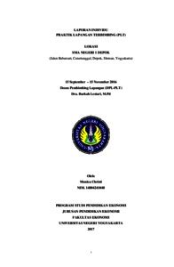 Laporan Individu Praktik Lapangan Terbimbing Plt Lumbung Pustaka Uny