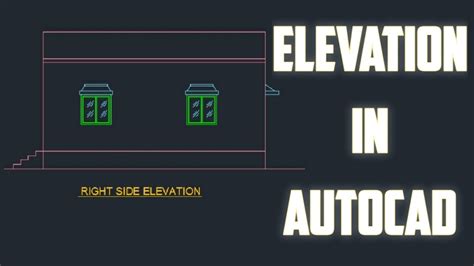 How To Draw Elevation In Autocad Building Plan Building Drawing Hindi Youtube