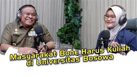 Kata Andi Fahsar Mahdin Padjalangi Warga Bone Harus Kuliah Di