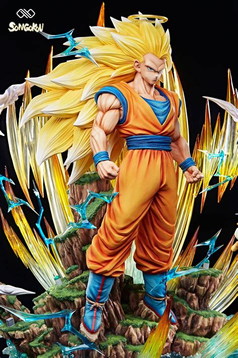 Dragon Ball Infinite Studio Super Saiyan 3 Son Goku Resin Statue