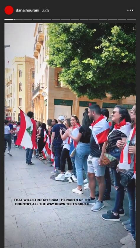 Lebanons Protesters Formed A Human Chain Across The Country Harpers